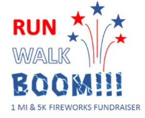 Huntington Woods Run/Walk BOOM 5k Logo