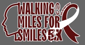 Walking Miles for Smiles; In memory of Randy Long! Logo