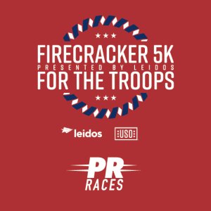 Firecracker 5K for the Troops presented by Leidos Logo