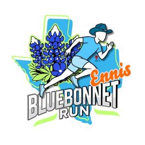Ennis Bluebonnet Run Logo