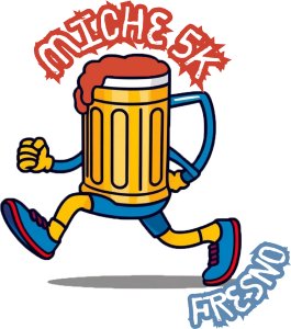 TACOS & MICHE 5K RUN (BAKERSFIELD) Logo