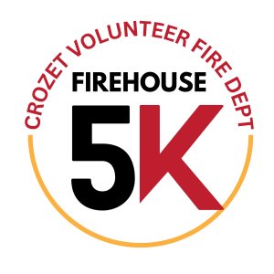The Crozet Volunteer Fire Department Firehouse 5K Logo