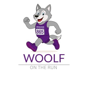 Woolf on the Run 5K Logo