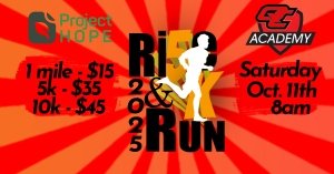 Rise and Run Fest 10K, 5K, & 1 Miler Logo