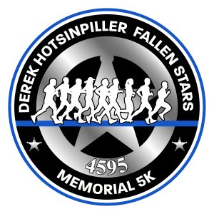 The Derek Hotsinpiller Fallen Stars 5K Logo