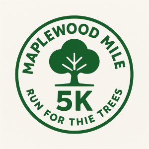 Maplewood Mile 5K — Run for the Trees Logo