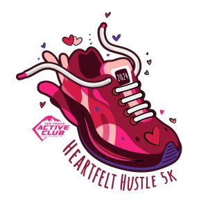 Ten Trails Active Club Heartfelt Hustle Logo