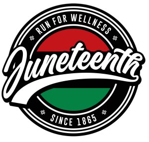 Juneteenth Run For Wellness Logo