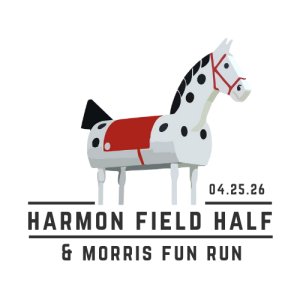 Harmon Field Half Marathon & Morris Fun Run Logo