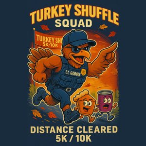 Turkey Shuffle - Oklahoma City Logo