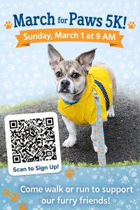 March for Paws 5K Logo