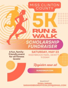 Miss Clinton County 5K Logo