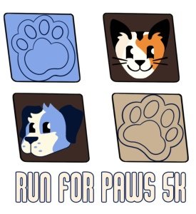 Sole Circle Run For Paws 5k Logo