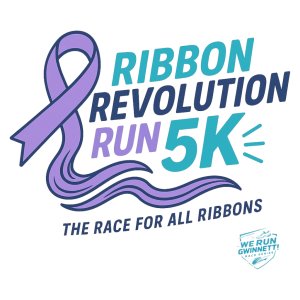 Ribbon Run Revolution 5K Logo