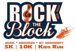 ROCK THE BLOCK RUN Logo