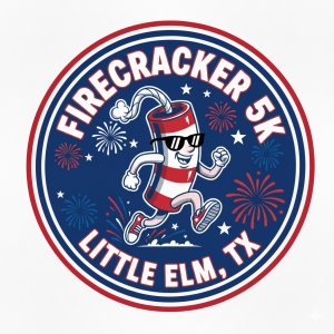 Firecracker 5K Little Elm Logo