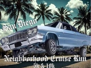 San Diego Neighborhood Cruise 5K & 10K Run/Walk Logo