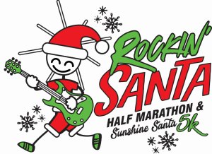 Rock'in Santa Half Marathon & Sunshine Santa 5K Logo