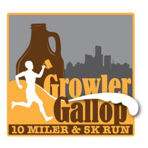 Growler Gallop Atwater 10 Mile & 5K Logo