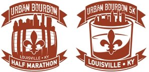 Urban Bourbon Half Marathon and 5K Logo