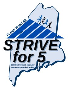 STRIVE for 5 - Foden Road 5K Logo