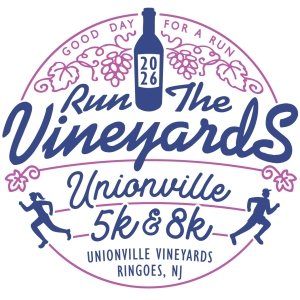 Run the Vineyards - Unionville 8K and 5K Logo