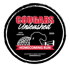 SIUE Cougars Unleashed Homecoming Run & Pancake Breakfast Logo