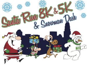 Santa Run 8K/5K & Snowman Dash Logo