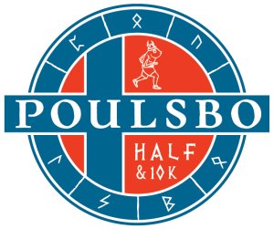 Poulsbo Half Marathon & 10k Logo