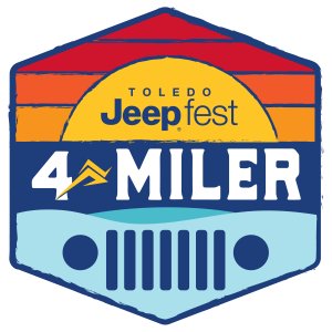 TOLEDO JEEP® FEST 4-MILER Logo