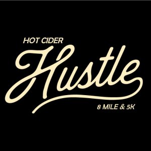 Hot Cider Hustle - Wheaton 8 Mile Run & 5K Run/Walk Logo