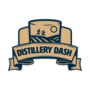 Distillery Dash Cross Country 2.5k/5k/10k Logo
