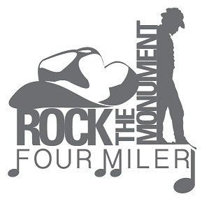 Rock the Monument Four Miler Logo