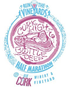 Run the Vineyards - Cork High & Bottle Deep - Half Marathon Logo