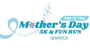 Mother's Day Time to Teal 5k & Fun Run/Walk Logo