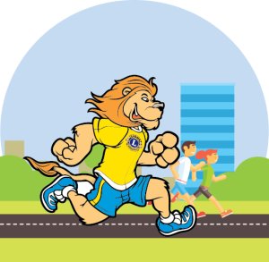 Lions Run for Sight 5K Logo