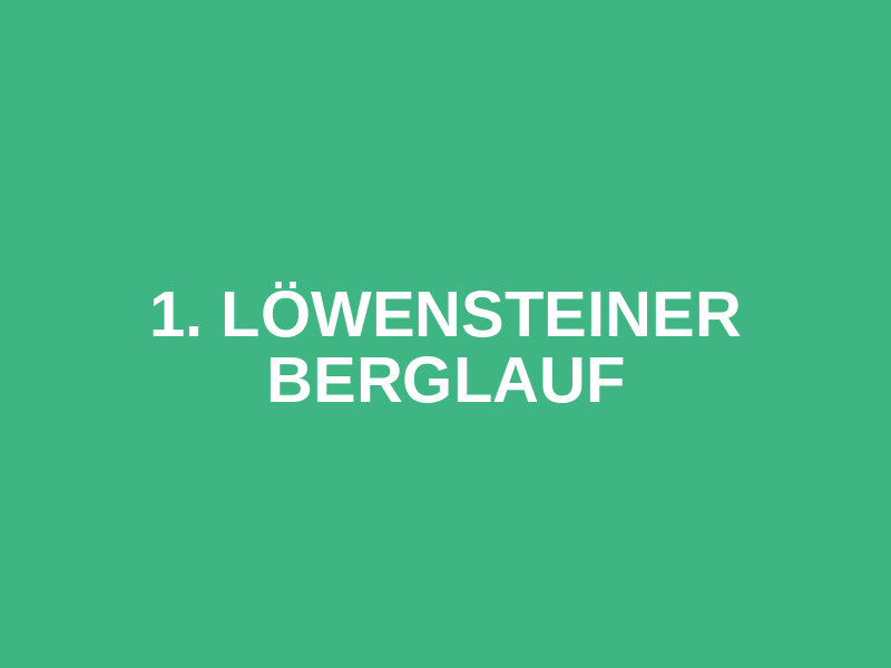 1. Löwensteiner Berglauf Logo