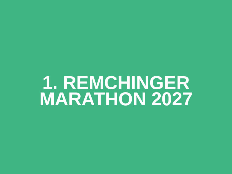 1. Remchinger Marathon 2027 Logo