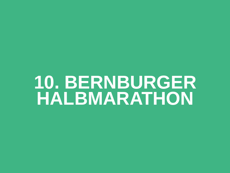 10. Bernburger Halbmarathon Logo