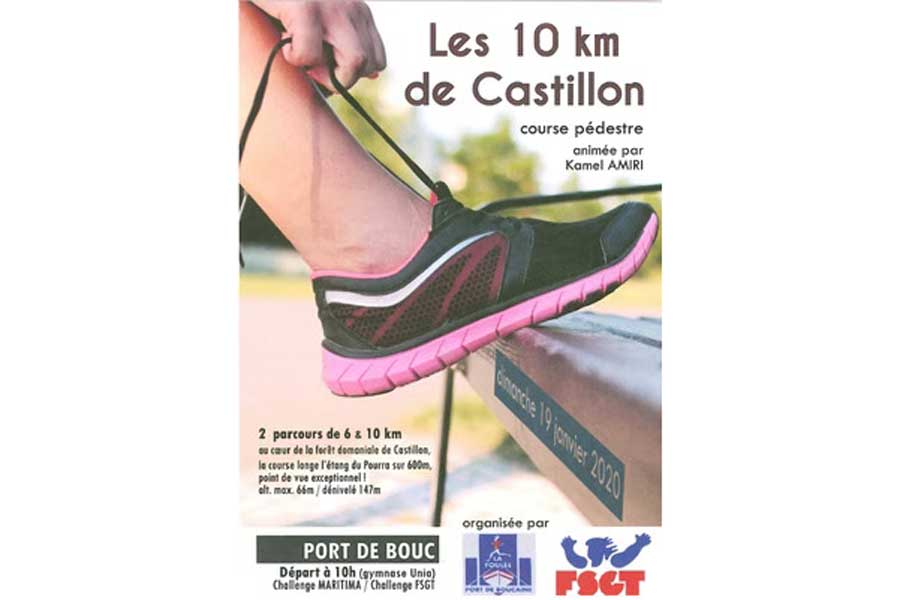 10 km de Castillon Logo