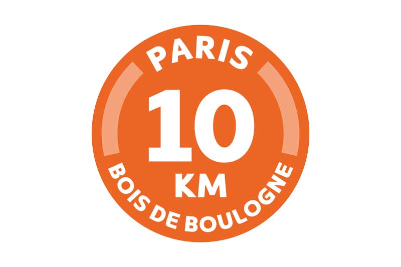 10 km du Bois de Boulogne