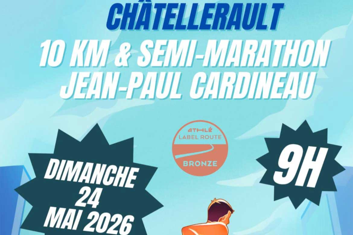 10 km et Semi-marathon Jean-paul Cardineau Logo