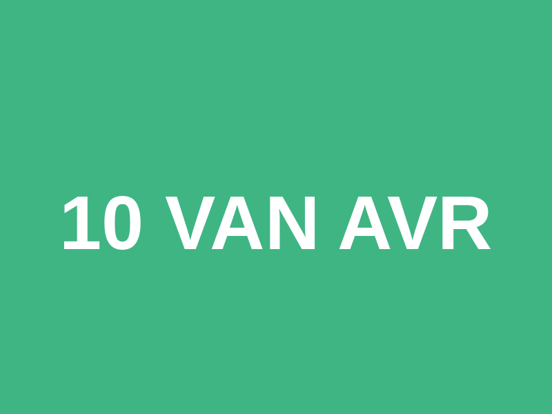 10 van AVR Logo