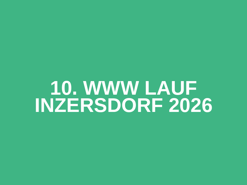 10. WWW Lauf Inzersdorf 2026 Logo