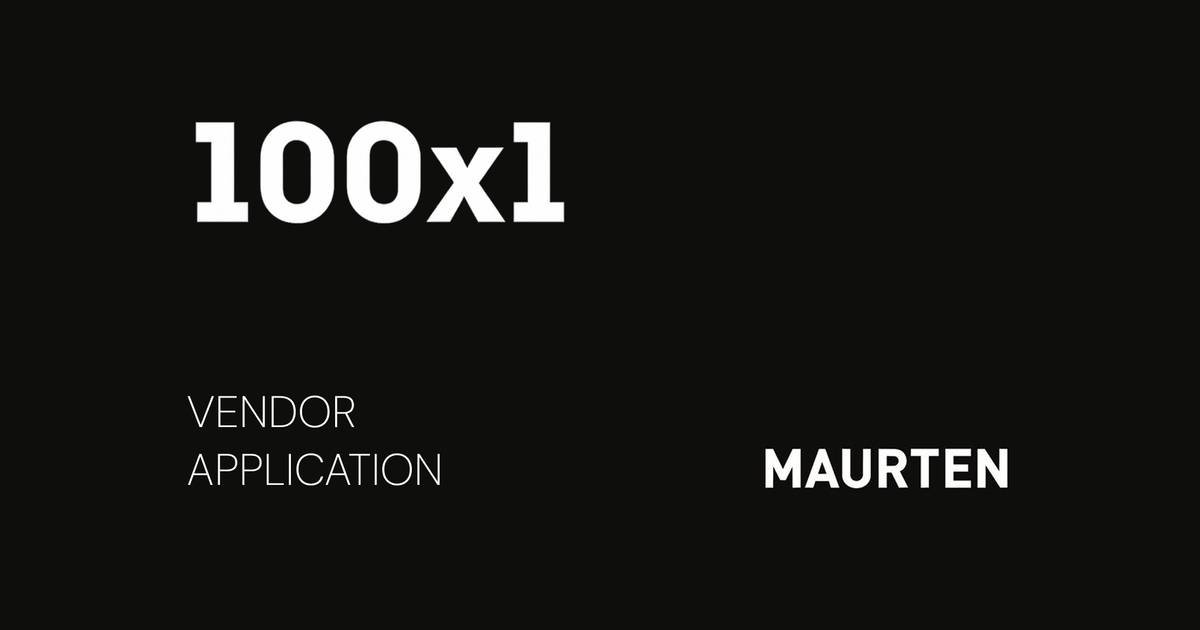100 ⨉ 1 Mile Vendor Application Logo
