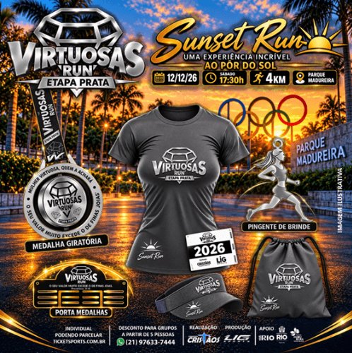 10ª Virtuosas run - etapa prata  ( SUNSET RUN )