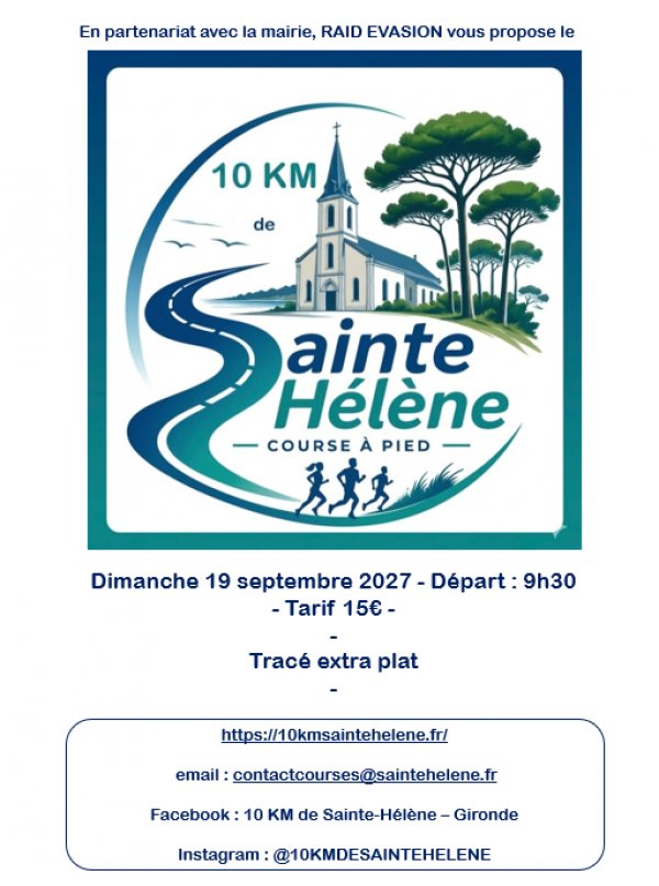 10km de Sainte Hélène