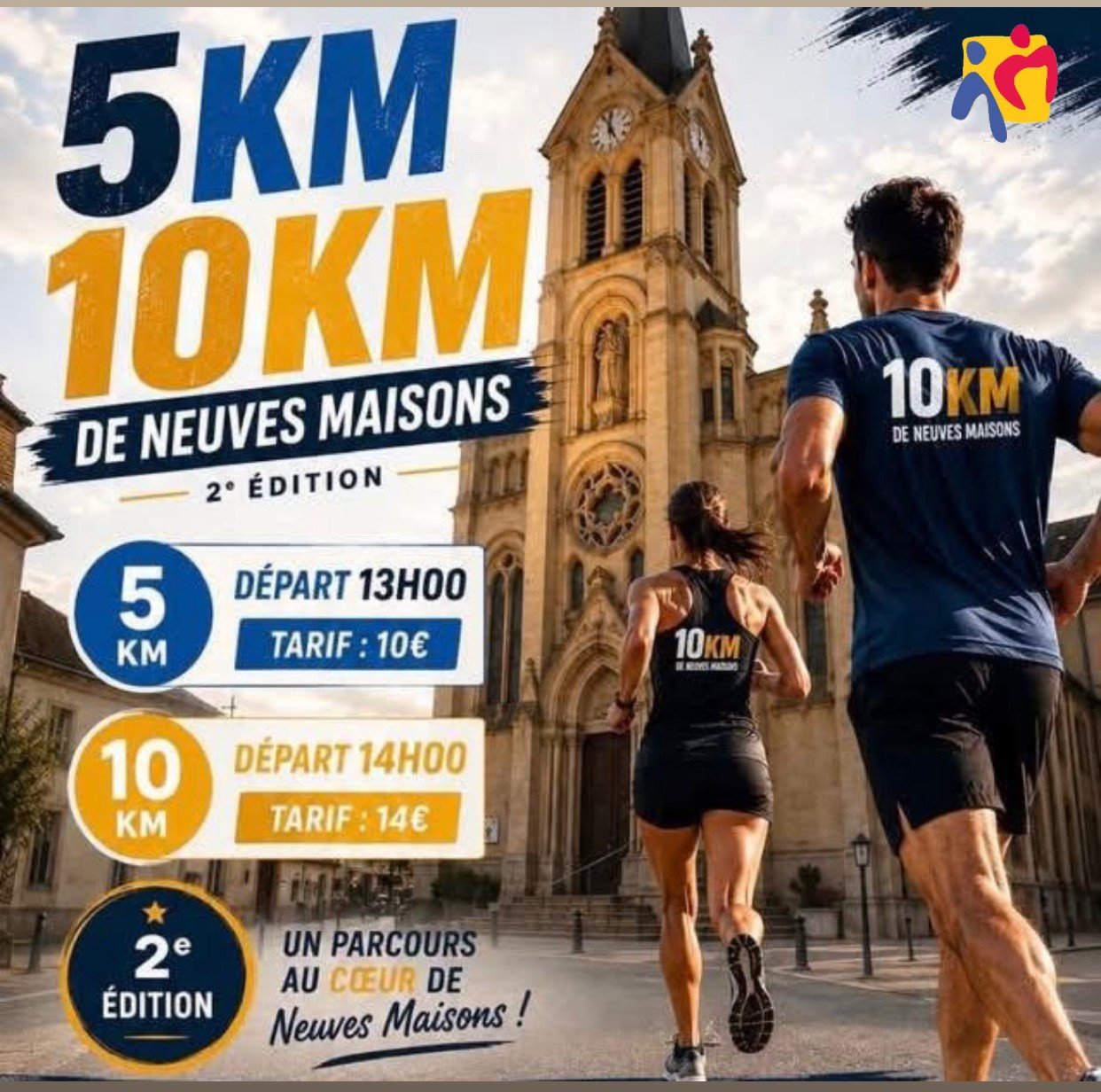 10km et 5km de Neuves Maisons 2026 Logo