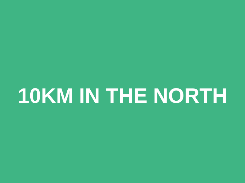 10KM in the North Logo