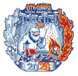 10th Annual City of Sunrise Trick or Trot 5K Run Walk Logo
